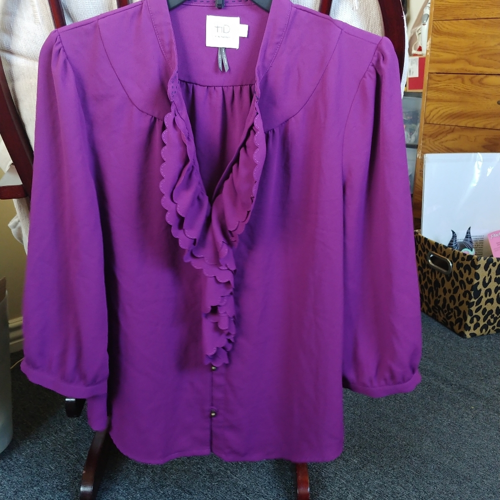 HD in Paris women's blouse size 12p